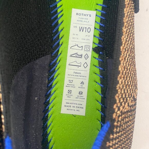 Rothy's Double Buckle Mary Jane Shoes Bronzite - Picture 8 of 9